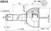 ASVA TY-303 Joint Kit, drive shaft